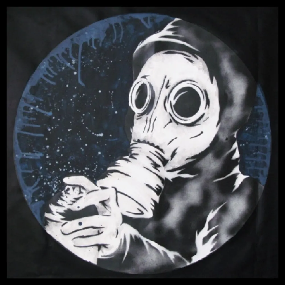 Cartaz Zabou - Gaz Mask