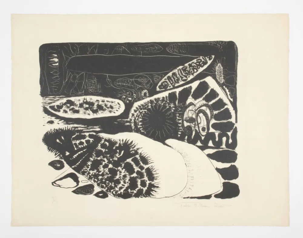 Litografia Zeid - Sans titre. Untitled.