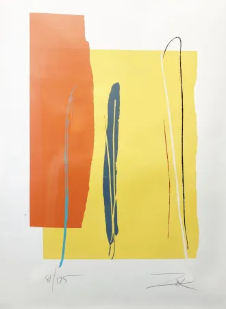 Linogravura Zox - Untitled 3 from Niagara Series