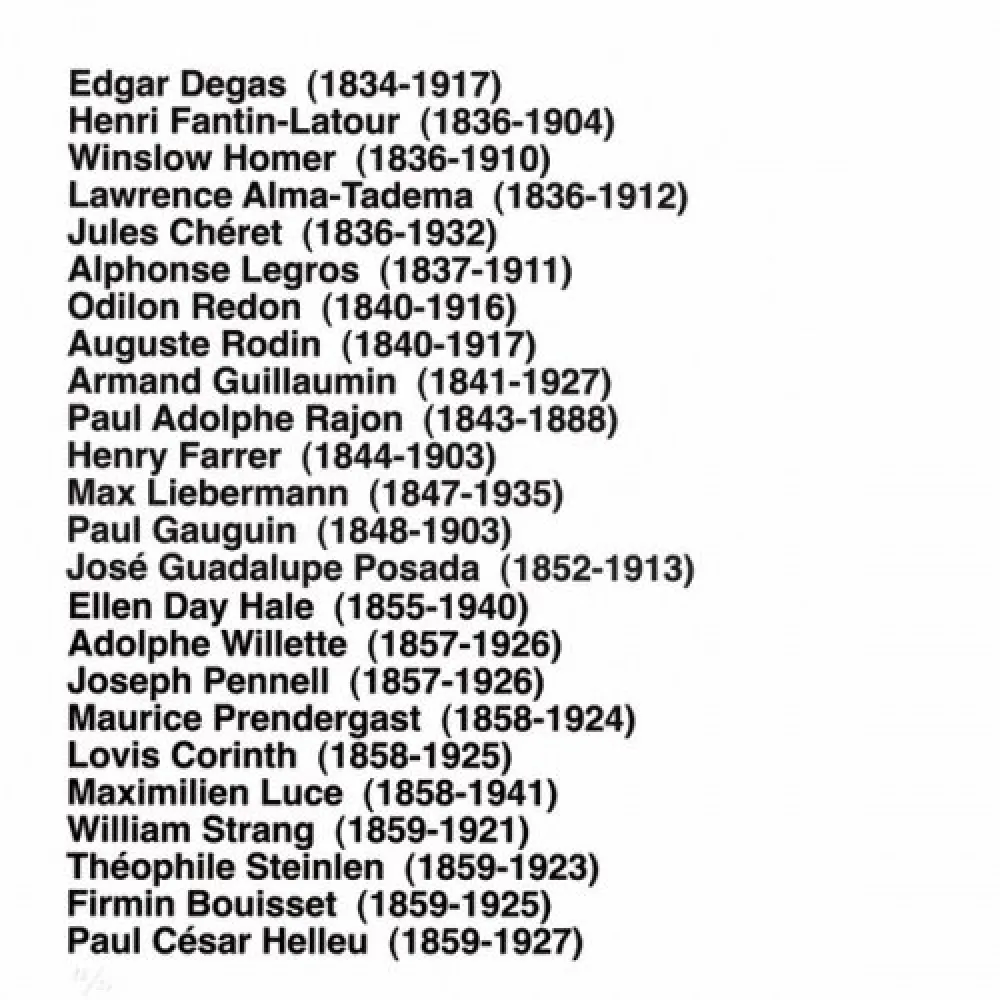 Litografia Aballí - Portfolio HISTORY OF PRINTMAKERS (287 NAMES)