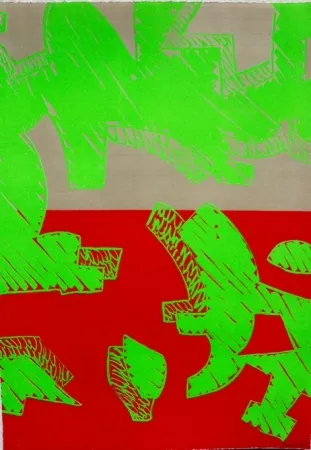 Litografia Accardi - Senza titolo