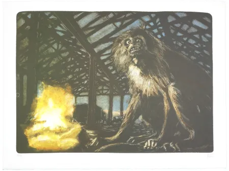 Litografia Aceves Humana - San titre 