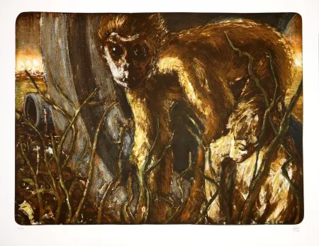 Litografia Aceves Humana - San titre