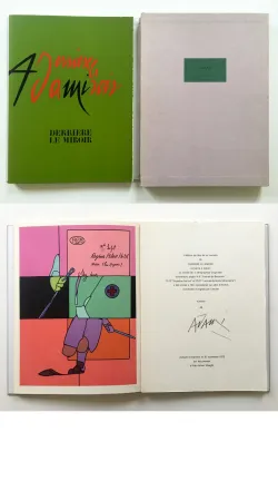 Livro Ilustrado Adami - ADAMI. Derrière le Miroir n° 206. Nov. 1973. TIRAGE DE LUXE SIGNÉ.