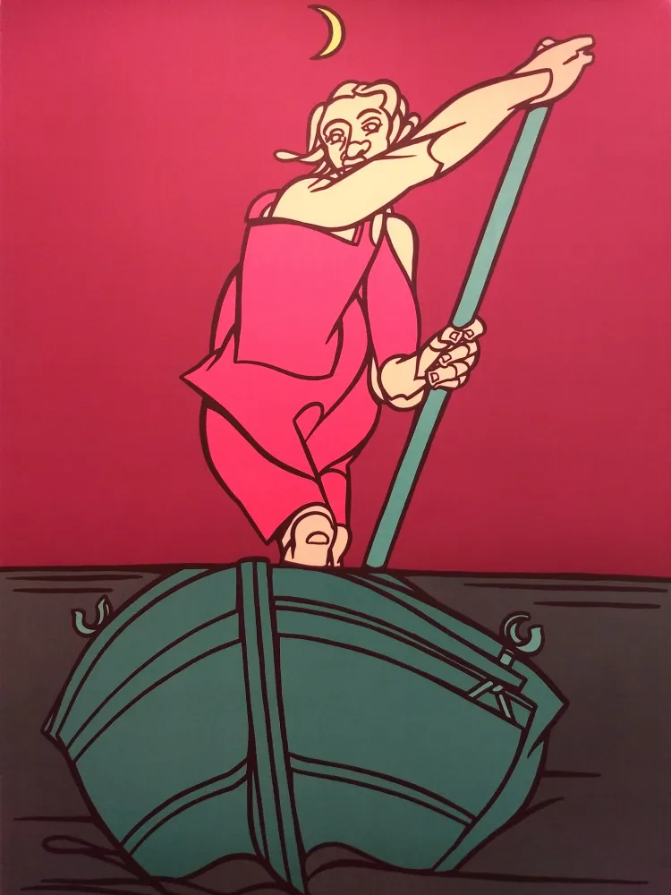 Litografia Adami - Blue Danube