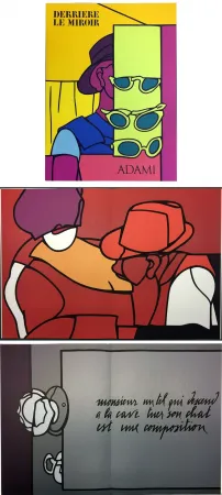 Livro Ilustrado Adami - Derrière le Miroir n° 220. ADAMI. Octobre 1976.