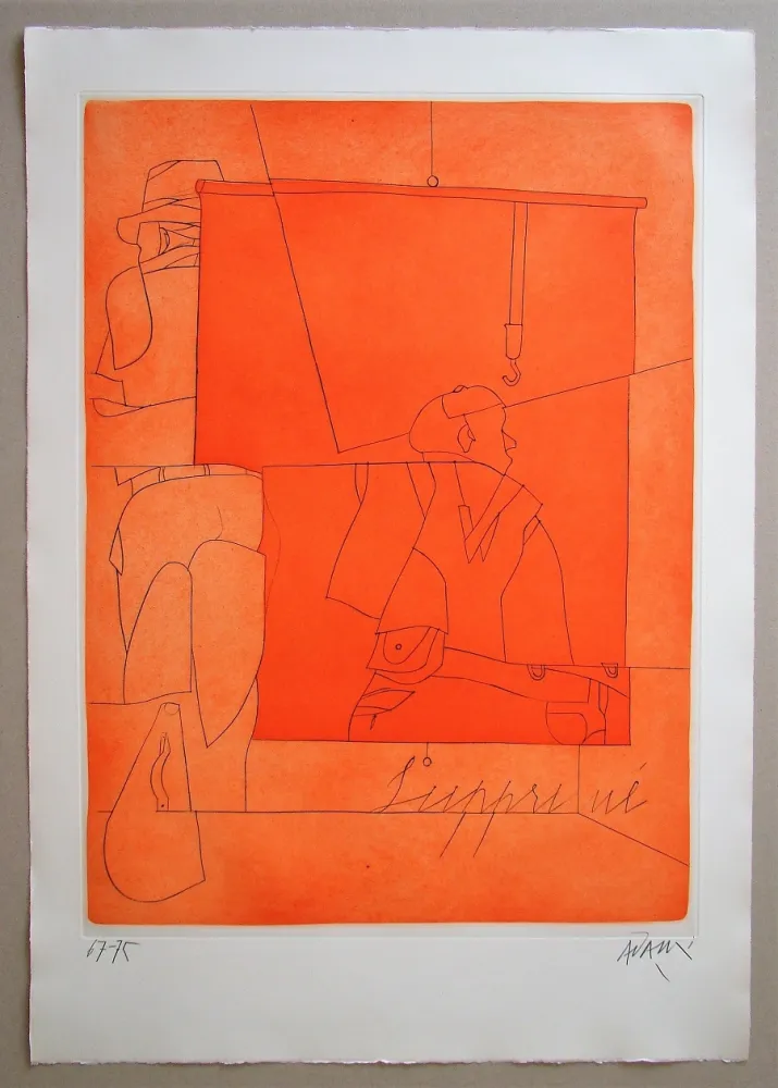 Água-Forte Adami - Disegno di una foto di Ben Shahn