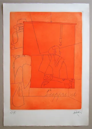 Água-Forte Adami - Disegno di una foto di Ben Shahn