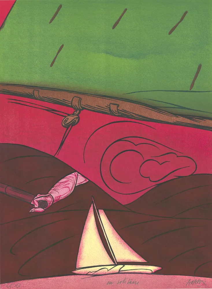 Litografia Adami - En solitaire