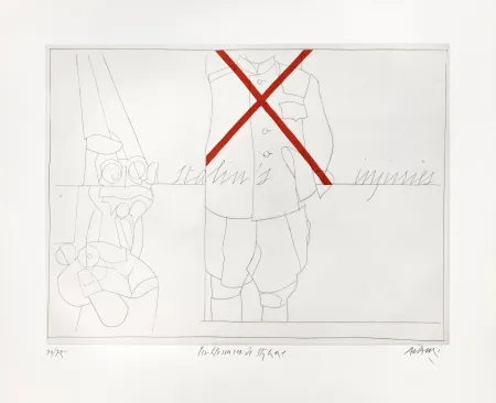 Gravura Adami - Les Blessures de Staline 