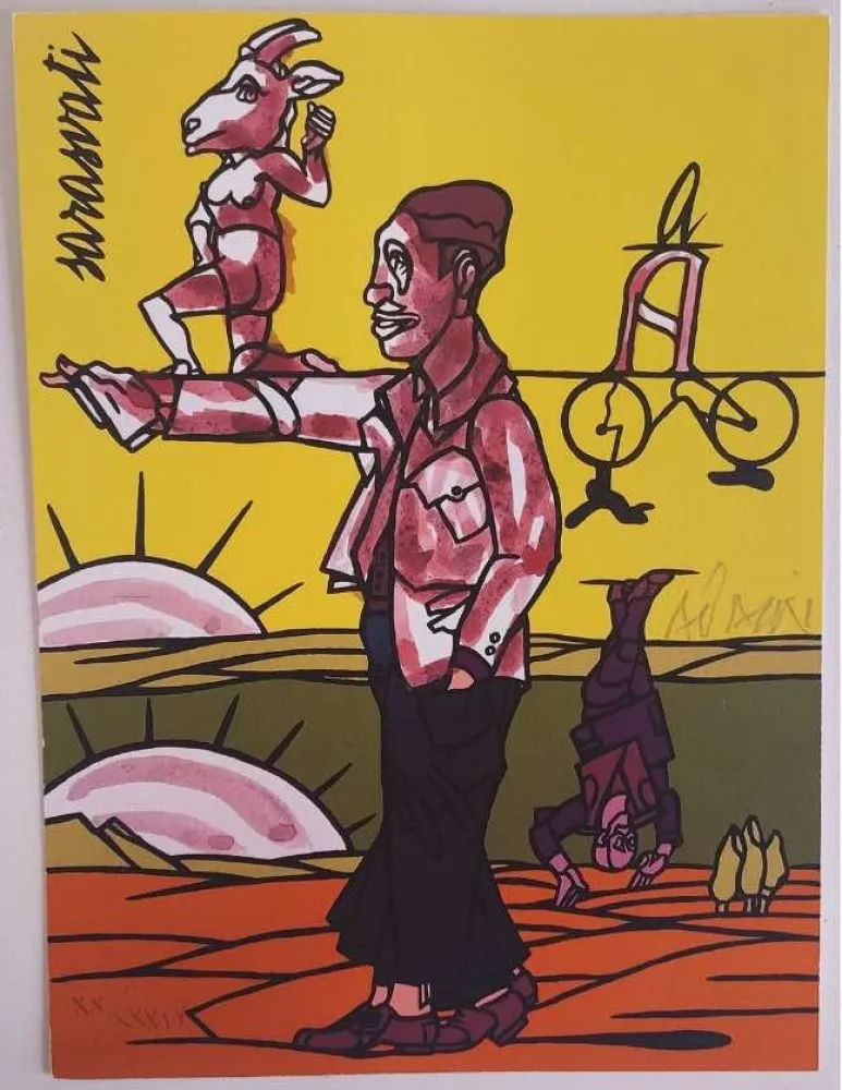 Litografia Adami - Les Impromptus du matin - Sarasvati