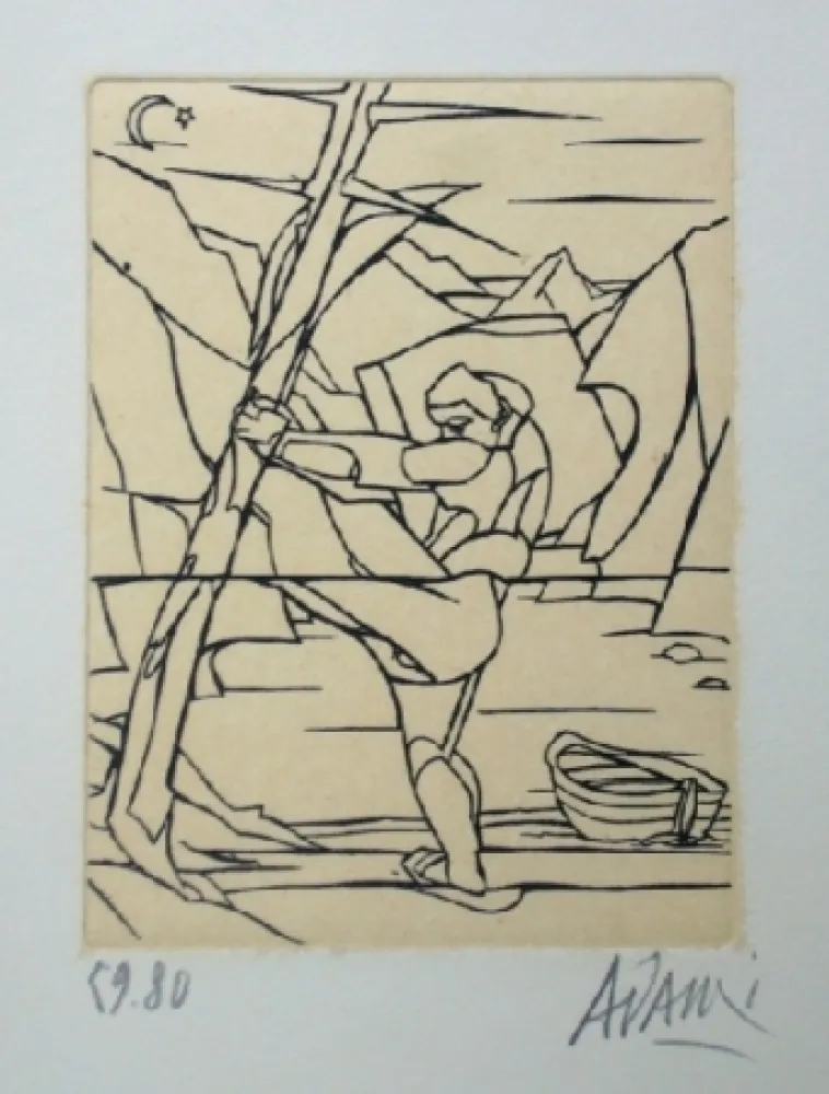 Água-Tinta Adami - Sans titre