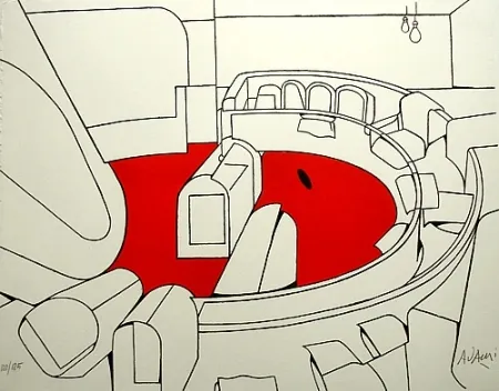 Litografia Adami - Senza titolo