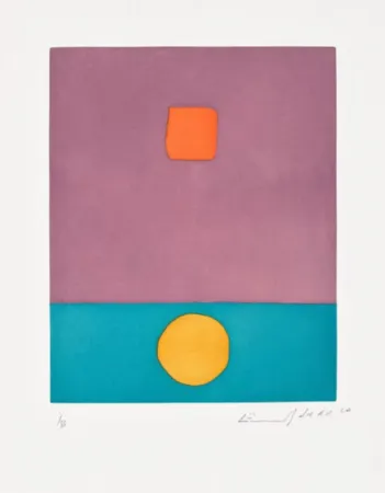 Gravura Adnan - La Soleil a Vécu (The Sun has Lived)