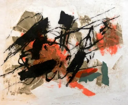 Litografia Afro - L'Isola del Giglio