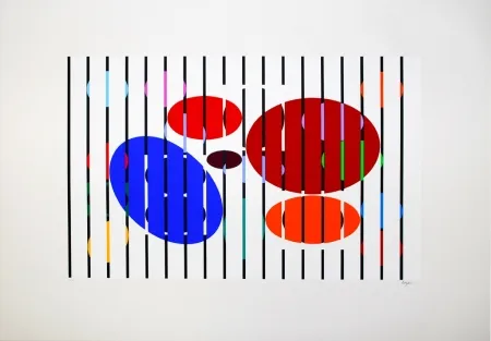 Serigrafia Agam - Composition