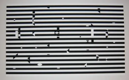 Serigrafia Agam - Composition 3