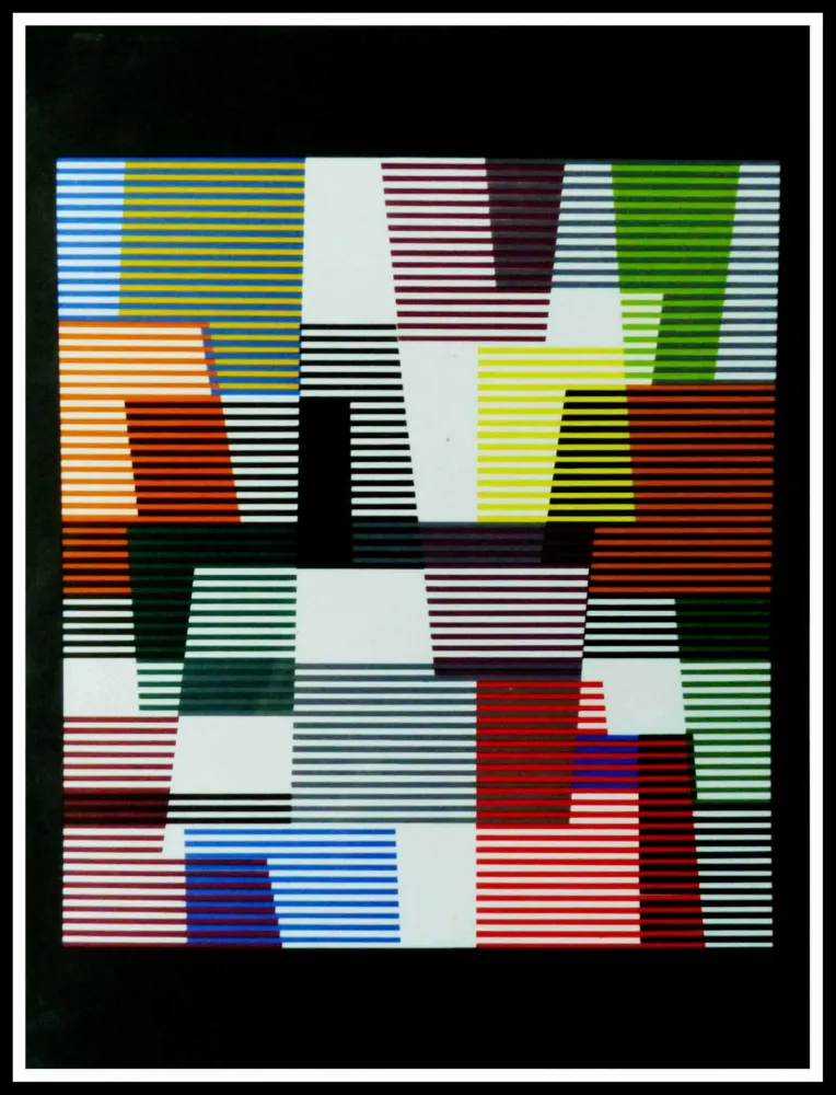 Litografia Agam - Composition abstraite 
