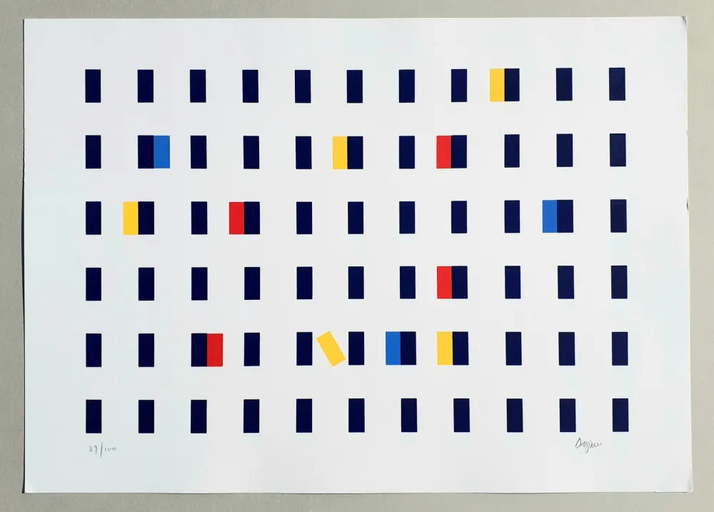 Serigrafia Agam - Composizione