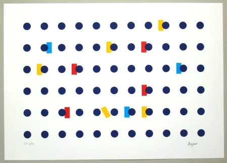 Serigrafia Agam - Untitled