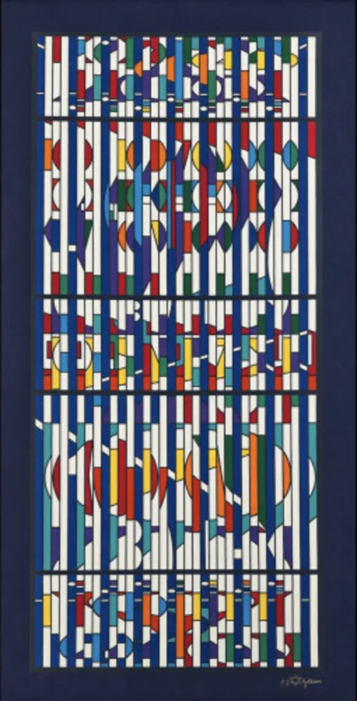Múltiplo Agam - Untitled (Chromatic Vertical Grid)