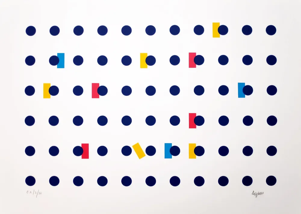 Serigrafia Agam - Untitled I