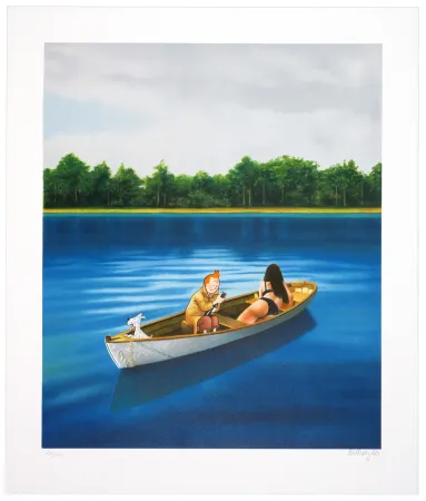 Litografia Ahlberg - Sans titre