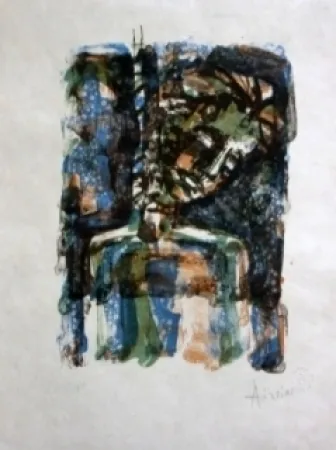 Litografia Aizpiri - Christ