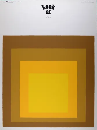 Serigrafia Albers - (After) Look at Albers, 1969