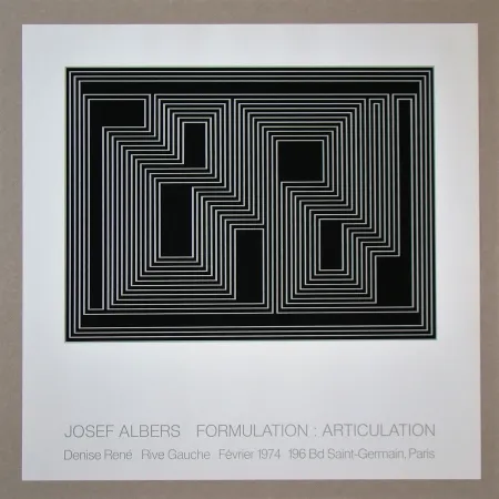 Serigrafia Albers - Formulation : Articulation