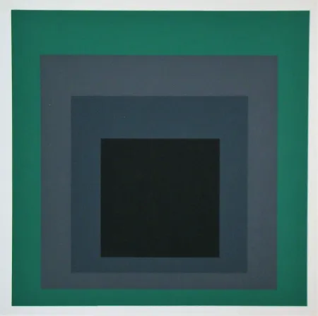 Serigrafia Albers - Grisaille and Patina, 1965