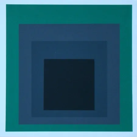 Serigrafia Albers - Homage to the Square - Grisaille and Patina, 1965