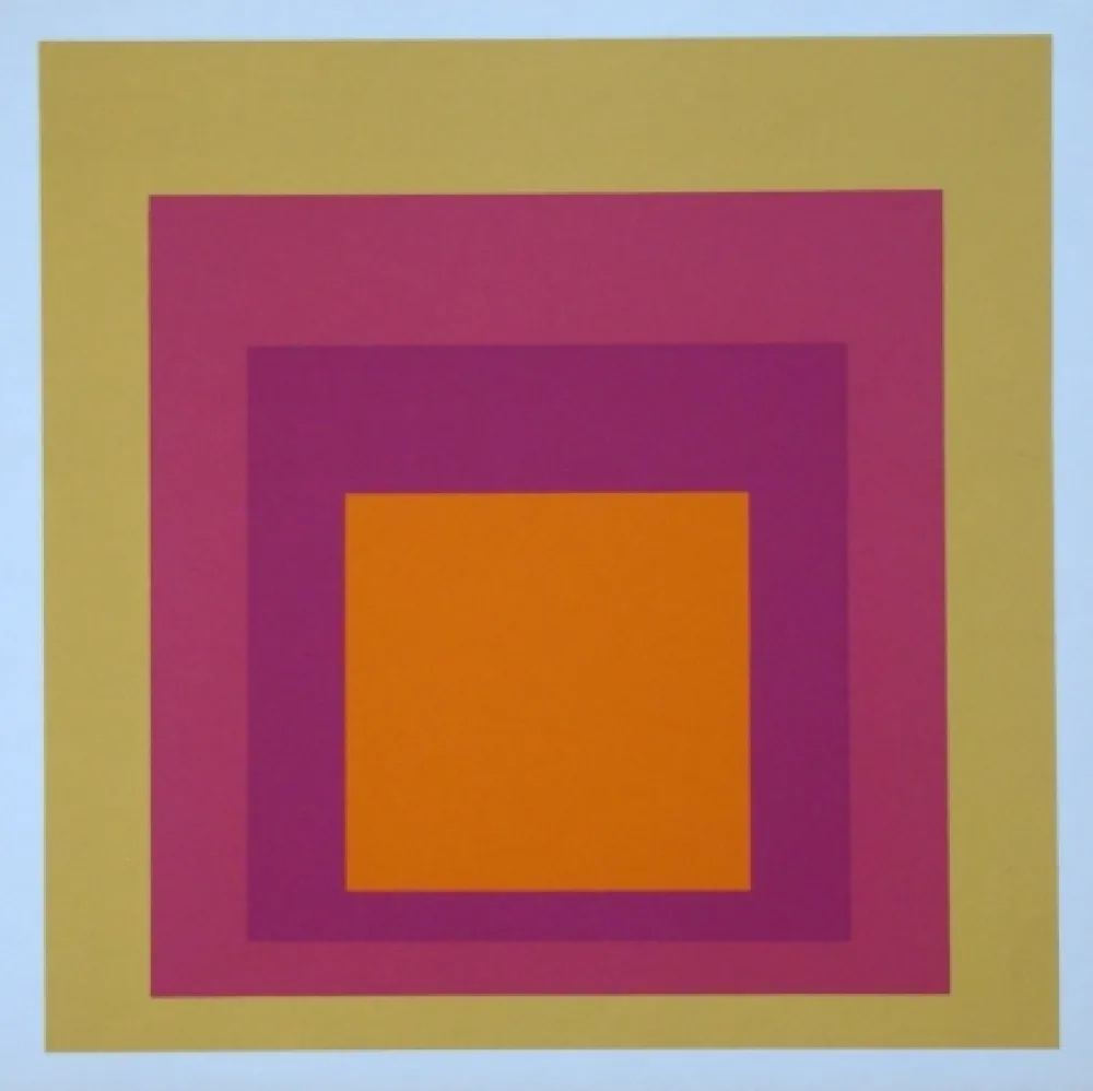 Serigrafia Albers - Homage to the Square - La Tehuana, 1951-1956