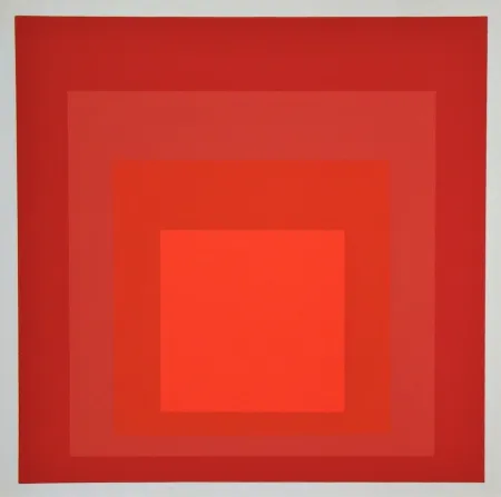 Serigrafia Albers - Homage to the Square - R-III a-4, 1968