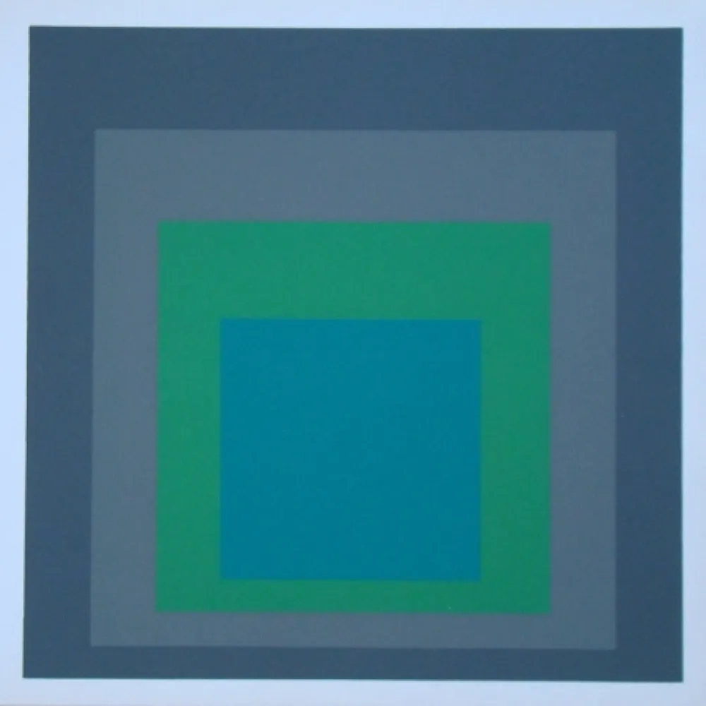 Serigrafia Albers - Homage to the Square - Renewed Hope, 1962