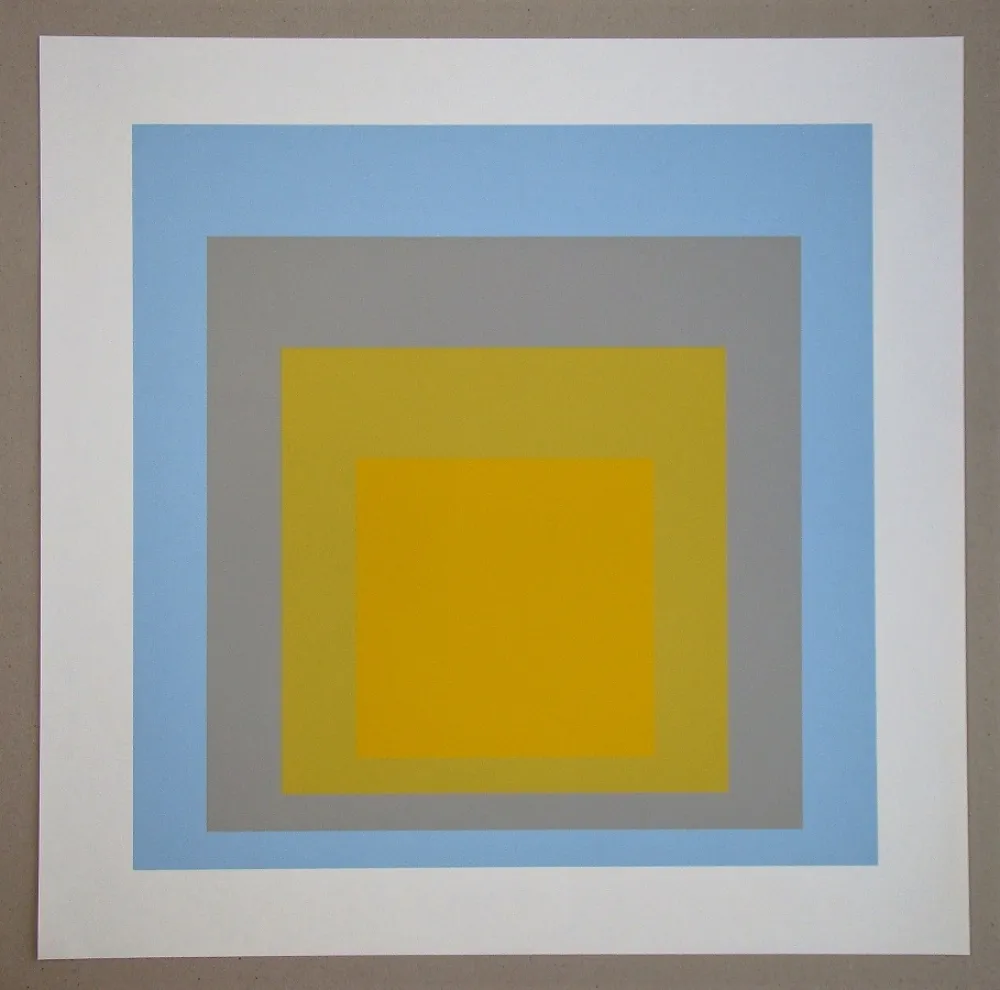 Serigrafia Albers - Wide Light, 1962