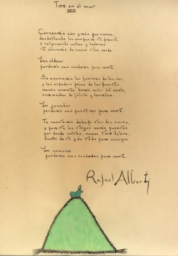 Sem Técnica Alberti - Toro en el mar XXIX