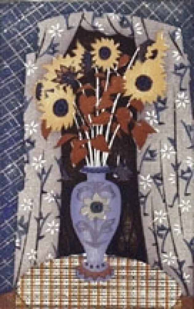 Xilogravura Aldrin - The Bouquet (a.k.a. The Yellow Drapes)