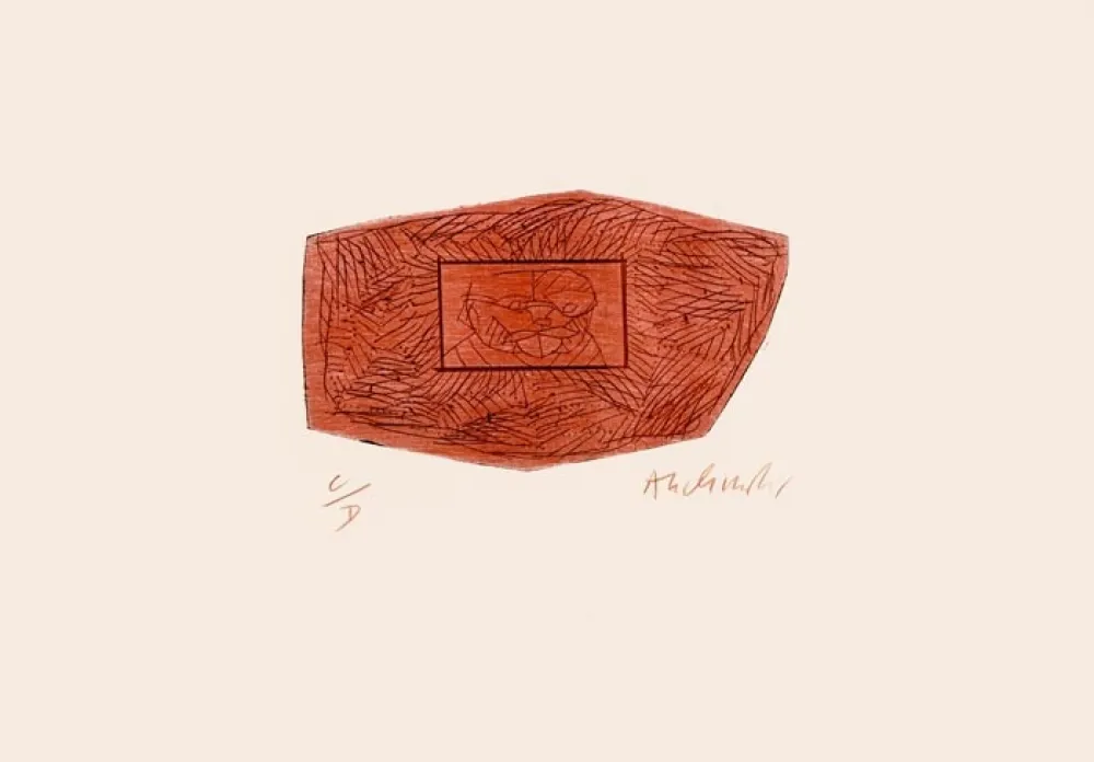 Gravura Alechinsky - 3 petites plaques 