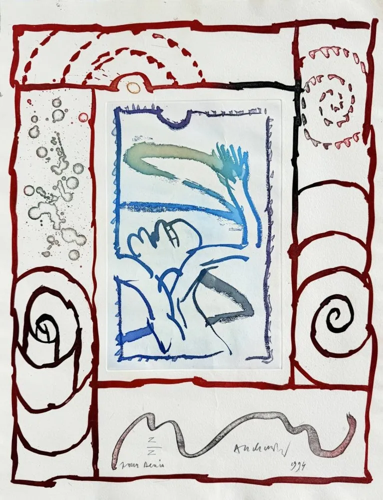 Água-Forte E Água-Tinta Alechinsky - A bras le corps