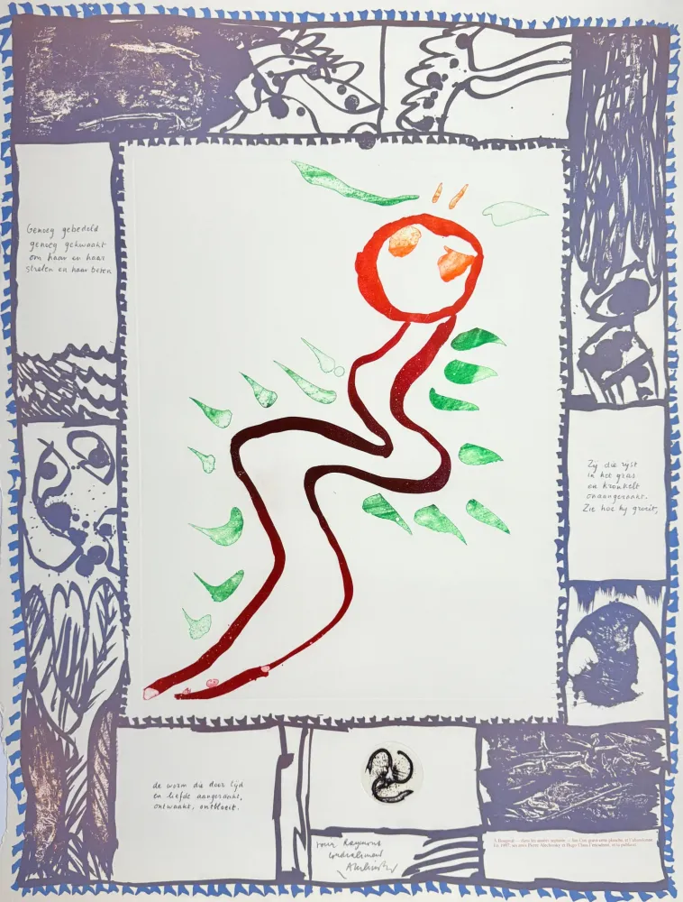 Água-Forte Alechinsky - À deux mains