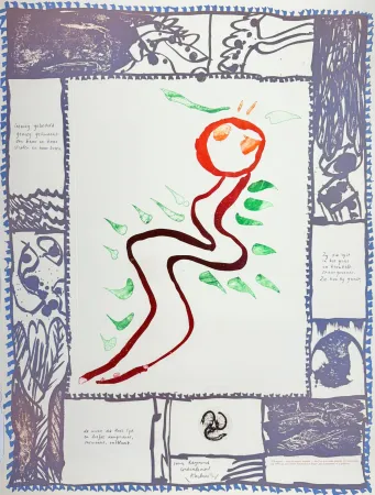 Água-Forte Alechinsky - À deux mains