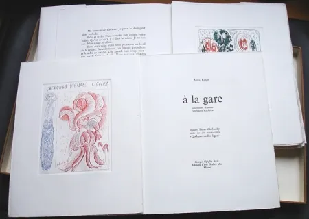 Livro Ilustrado Alechinsky - A la gare