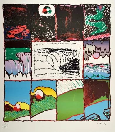 Litografia Alechinsky - À l'imprimerie 