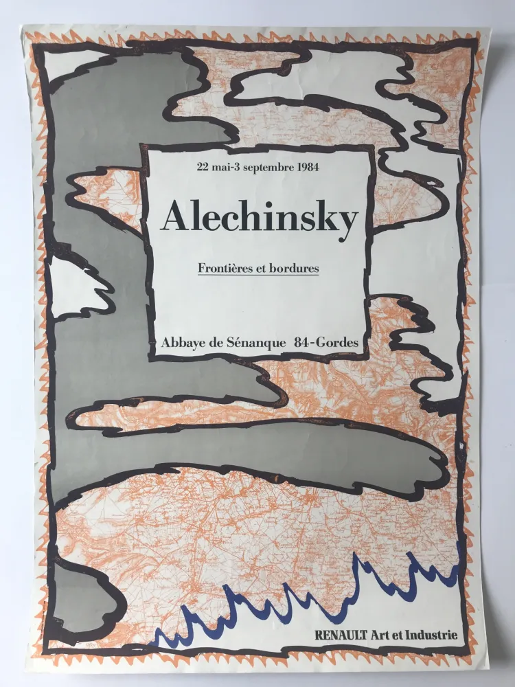 Cartaz Alechinsky - Abbaye de Sénanque