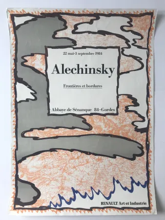 Cartaz Alechinsky - Abbaye de Sénanque
