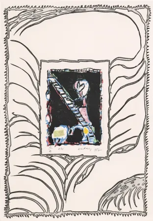 Água-Forte Alechinsky - ABC de correspondance 01