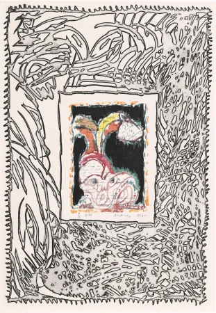 Água-Forte Alechinsky - ABC de correspondance 02