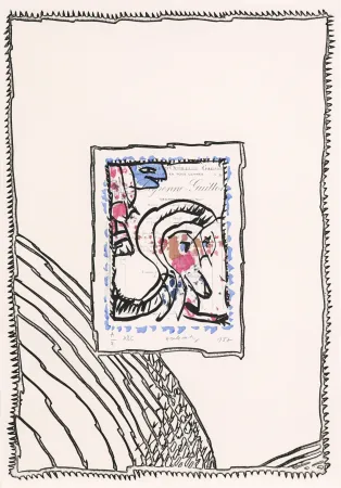 Água-Forte Alechinsky - ABC de correspondance 04