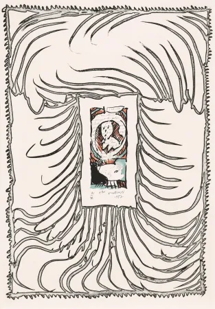 Água-Forte Alechinsky - ABC de correspondance 05